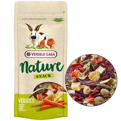Versele-Laga Nature Snack Veggies Ласощі із суміші овочів для гризунів 85 гр