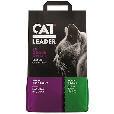 CAT LEADER Classic 2xOdour Attack Fresh 5 кг