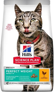 Hill's SP Feline Adult Perfect Weight Chicken 1,5 кг