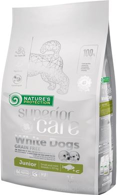 Nature’s Protection Superior Care White Dogs Grain Free Junior Small and Mini Breeds 1.5 кг