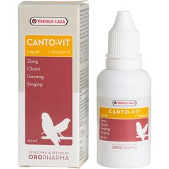 Oropharma Canto-Vit Liquid Рідкі вітаміни для співу та фертильності птахів 30 мл