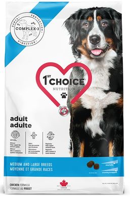 1st Choice Dog Adult Large and Medium Сhicken сухий корм для дорослих собак средних та великих порід 14 кг