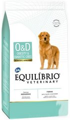 Equilibrio Veterinary Dog Obesity&Diabetic лечебный корм для собак 2 кг