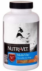 Nutri-Vet Multi-Vite комплекс вітамінів та мінералів для собак 120 таблеток