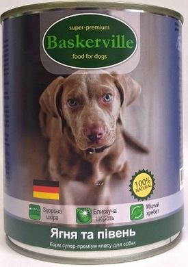 Baskerville Dog Ягненок и петух для собак 400 грамм