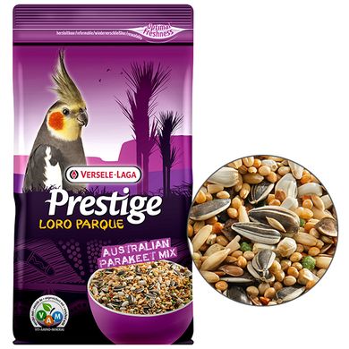 Versele-Laga Prestige Loro Parque Australian Parakeet Mix Зерновая смесь для попугаев 1 кг.