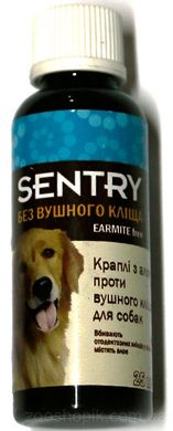 SENTRY EARMITE капли от ушного клеща для собак