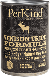 PetKind Venison Tripe Formula Консерва с говядиной, олениной и говяжьим рубцом для собак 369 грамм
