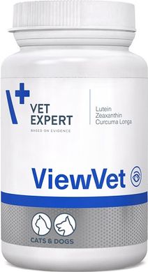 VetExpert ViewVet Добавка для глаз собак и кошек 45 капсул