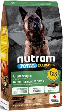 Nutram T26 Total Grain-Free Lamb & lentils Dog 2 кг
