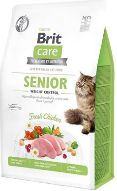 Brit Care Cat GF Senior & Weight Control 400 грамм