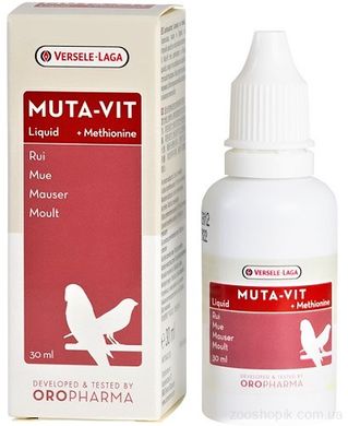 Oropharma Muta-Vit Liquid Рідкі вітаміни для оперення птахів 30 гр
