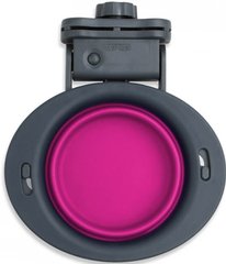 Dexas Collapsible Kennel Bowl Миска складна з кріпленням для клітини (мала) Рожевий