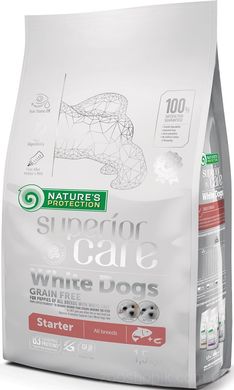 Nature’s Protection Superior Care White Dogs Grain Free Starter All Breeds 1.5 кг