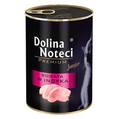 Корм конс.Dolina Noteci Premium для кошенят,м'ясні шматочки в соусі з індичкою,400 гр (12 шт/уп)