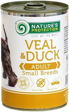 Nature’s Protection Dog Adult small breed Veal & Duck 200 грамм