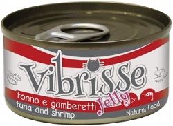 Vibrisse Cat Тунец с креветками в желе 70 грамм