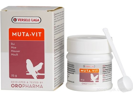 Oropharma Muta-Vit Харчова добавка для оперення птахів 25 гр