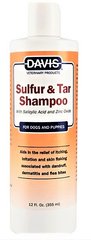 Davis Sulfur & Tar Shampoo Шампунь с серой и дегтем для собак 50 мл
