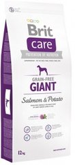Brit Care Grain-free Giant Salmon & Potato для дорослих собак гігантських порід 3 кг