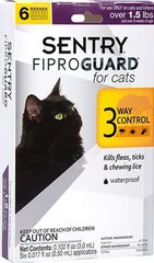 FiproGuard краплі для котів від бліх та кліщів