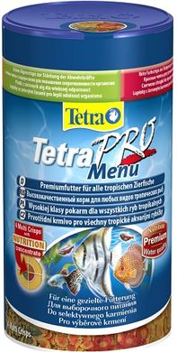 TetraPro Menu Сухий корм для тропічних риб 250 мл