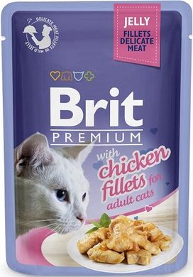 Brit Premium Cat куриное филе в желе 85 грамм