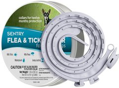 SENTRY Flea&Tick Small Нашийник від бліх та кліщів для собак малих порід, 6 місяців захисту, 36 см, 2 шт