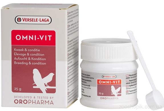Oropharma Omni-Vit Вітаміни для кондиції птахів 25 гр
