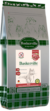 Baskerville Grain Free Cat Adult Beef 20 кг