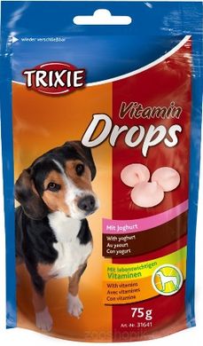 Trixie Дропсы с йогуртом для собак 75 грамм