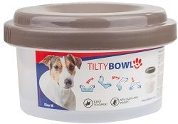 Tilty Bowl Миска с защитой от проливания для собак кремовый, 600 мл Кремовый