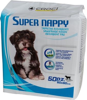 Croci Super Nappy Пелюшки для собак 10 шт