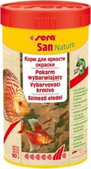 Sera San Nature Корм для яркости окраски рыб 100 мл.
