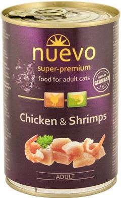 Nuevo Cat Adult Chicken & Shrimps 200 грамм