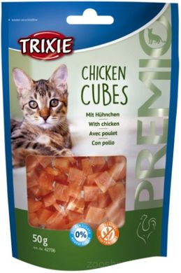 Trixie Premio Chicken Cubes Лакомство-кубики с курицей для кошек