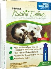 Sentry Natural Defense краплі від бліх, кліщів та комарів для собак та цуценят вагою до 7 кг. 1 шт