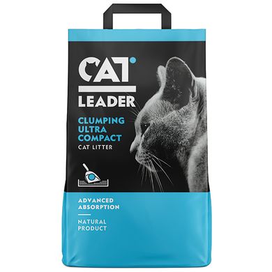 CAT LEADER ультра-комкующийся наполнитель для туалетов 5 кг.
