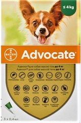 Bayer Advocate для собак до 4 кг.
