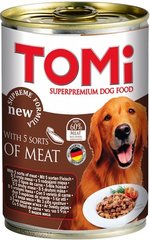 TOMi Dog 5 kinds of meat 5 видів м'яса, консерви для собак 400 гр