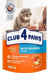 Клуб 4 лапи Premium з лососем у желі для котів