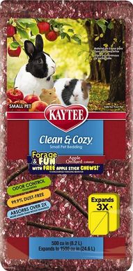 Kaytee Clean&Cozy F&F Apple Orchard целлюлозная подстилка для грызунов