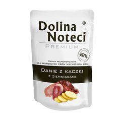 Пауч Dolina Noteci Premium Danie для дорослих собак усіх порід , качка з картоплею ,100 гр (10 шт/уп)