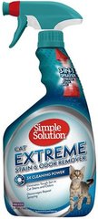 Simple Solution Cat Extreme Stain & Odor Remover для нейтрализации запахов и пятен 945 мл