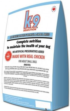 K9 Selection Small Breed Maintenance Корм ​​для собак малих порід 20 кг