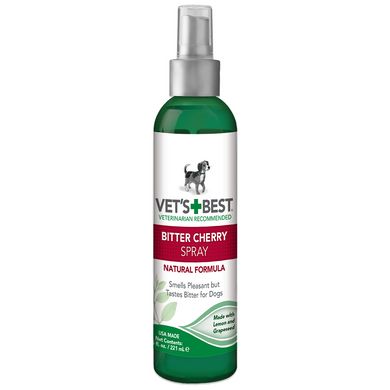 Vet's Best Bitter Cherry Spray "Горькая Вишня" спрей-антигрызин для кожи собак 221 мл vb10090 (0031658100903)