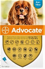 Bayer Advocate для собак от 4 до 10 кг.