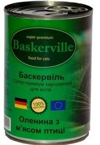Baskerville Cat Оленіна з м'ясом курки 200 гр