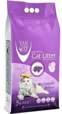 VanCat Lavender Бентонітовий наповнювач з ароматом лаванди 5 кг