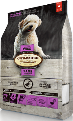 Oven-Baked Tradition Dog Small Breed Duck Grain Free Беззерновой корм с уткой для собак малых пород 1 кг